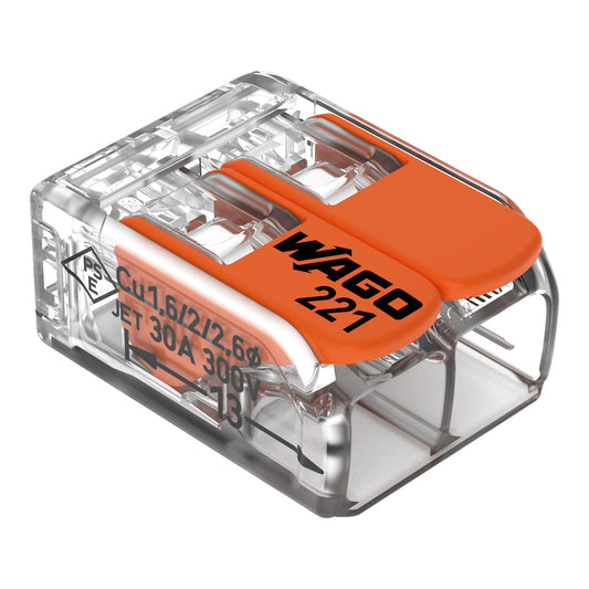 Wago - 50 Bornes de raccordement COMPACT 2T max 6 mm²