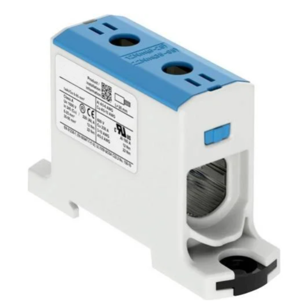 LOT DE 10 - BORNE DE JONCTION MODULAIRE – 25/150 – BLEU