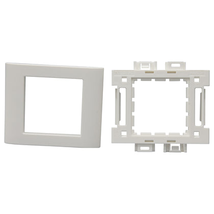 45 support 1 poste Mosaic IK00, 2 modules, 15 mm, 78 mm, 65 mm, 1 poste – Legrand 611797