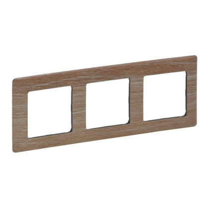 Plaque Valena Life IP20, IK04, 228 mm, 86 mm, 10 mm, 3 postes – Legrand 754183 – lot de 5