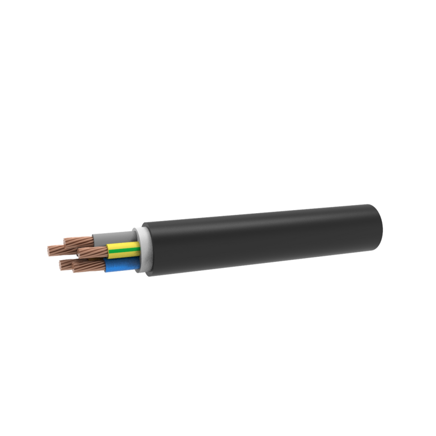 Câble U1000 R2V CUIVRE RIGIDE - 5G6 mm² - Couronne de 50m