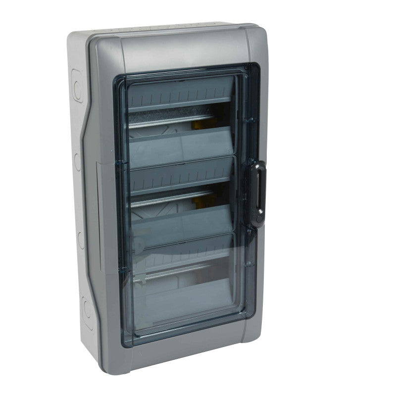 Legrand Coffret Plexo3 étanche IP65 - 3 rangées 12 modules - Embouts à perforation directe non montés