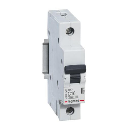 Disjoncteur modulaire RX³, 1P, 16A, courbe C, 6kA, 230V, 6000A – Legrand 419840