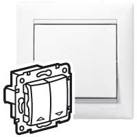 Commande de volet roulant, blanche 1P, 10 A, 250 V, en thermoplastique, 1 – Legrand 774404