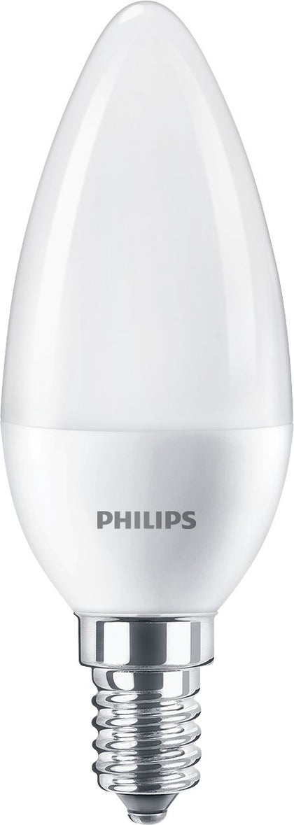 Lampe LED bougie B38 7W (60W) E14 2700K 806lm NonDim 15Y finition mate BL – PHILIPS 929001325155