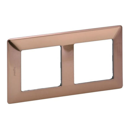 Plaque Valena Life IP20, IK04, 86 mm, 10 mm, 157 mm, 2 postes – Legrand 754162 – lot de 10