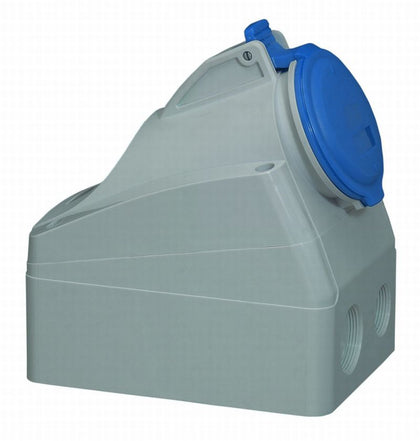 Prise en saillie P17 P17 Tempra IP44, 200/250V, 16A, 3P+N+E, M25 – Legrand 555156 – lot de 5