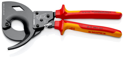 Coupe-câbles à cliquet 3 réglages VDE 320 mm (Ø 60 mm / 600 mm²) – KNIPEX