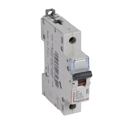 Disjoncteur miniature DX3 16 A, 400 V, 1P, 10kA, 230 V, 6 kA – Legrand 407432 – lot de 10