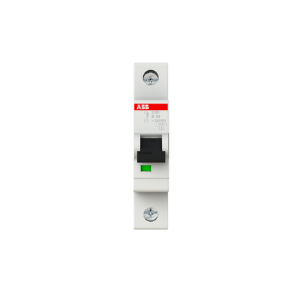Disjoncteur modulaire S200 1P B 40 6kA – ABB 2CDS251001R0405