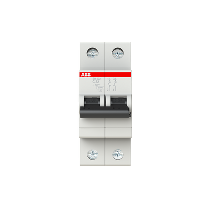 Miniature circuitbreaker 2 pôles, 6kA, C Char. – ABB 2CDS212001R0324
