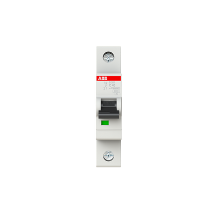 Disjoncteur modulaire S200 1P C 40 6kA – ABB 2CDS251001R0404