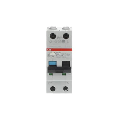 Disjoncteur différentiel DS201 1P+N C 16 30mA 6kA A – ABB 2CSR255180R1204