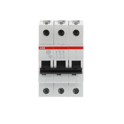 Disjoncteur modulaire S200 3P B 20 6kA – ABB 2CDS253001R0205