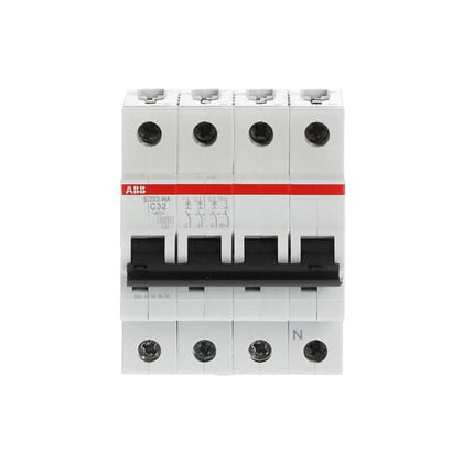 Disjoncteur modulaire S200 3P+N C 32 6kA NA – ABB 2CDS253103R0324