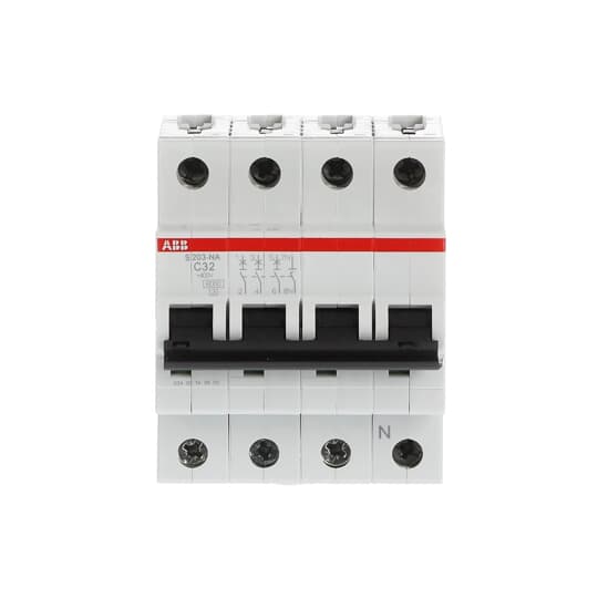 Disjoncteur modulaire S200 3P+N C 32 6kA NA – ABB 2CDS253103R0324