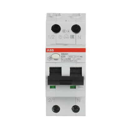 Disjoncteur différentiel DS201 B20 AC30 – ABB 2CSR255080R1254