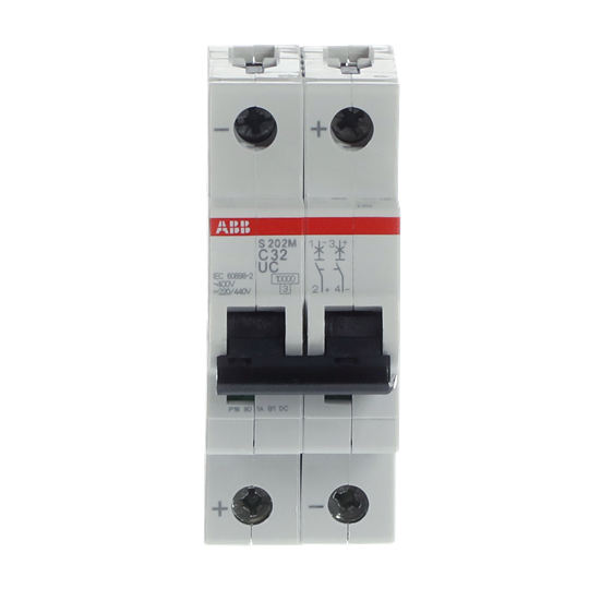 Disjoncteur modulaire S200MUC 2P C 3 10kA DC – ABB 2CDS272061R0324