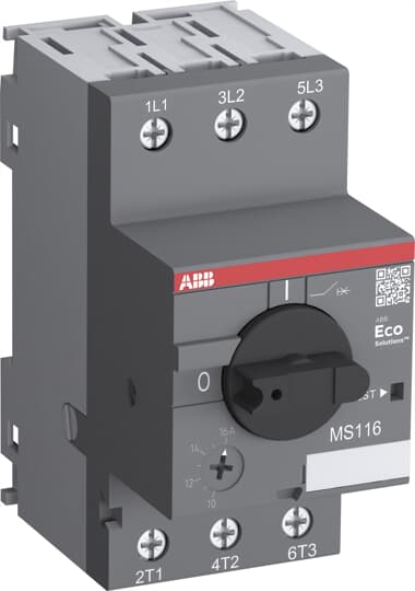 MS116-2.5 Manual Motor Starter – ABB 1SAM250000R1008