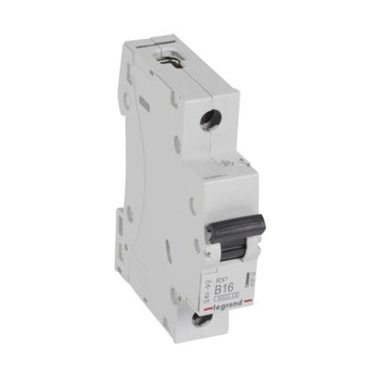 Disjoncteur modulaire RX³, 1P, 16A, courbe B, 6kA, 230V, 6000A, B16 – Legrand 419752