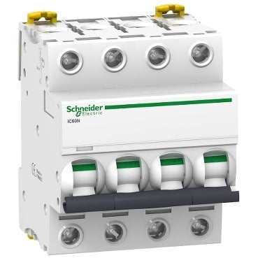 Schneider Electric - Acti9, iC60N disjoncteur 4P 25A courbe C