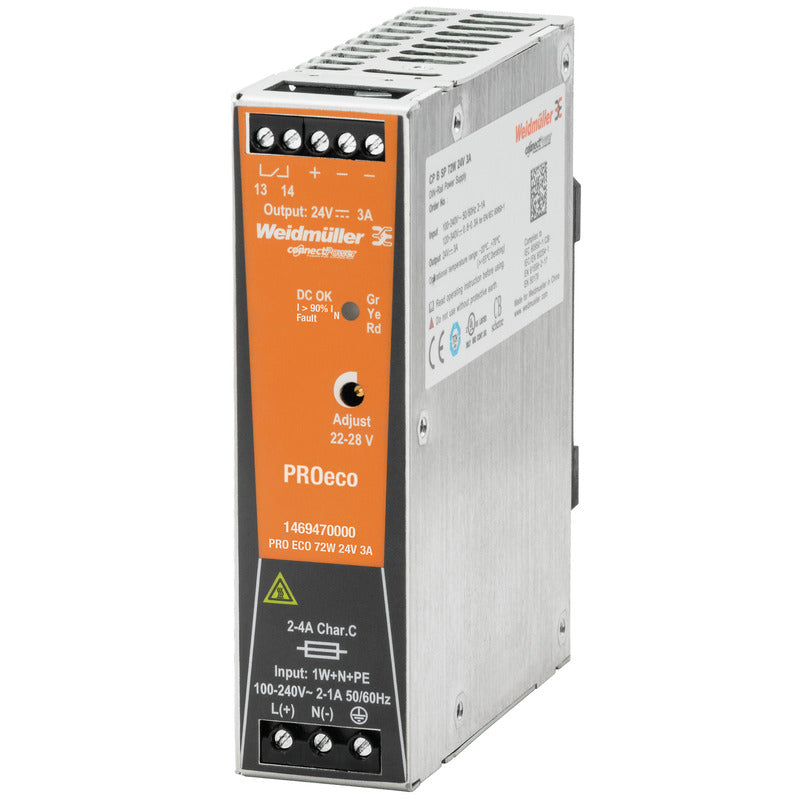 Bloc d’alimentation interrupteur-mode bloc d’alimentation, 24 V – Weidmüller 1469470000