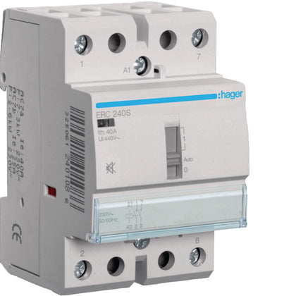 Humfree pourçage Cont 40 A, 2sans, 230 V – Hager ERC240S