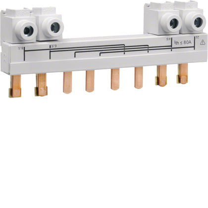 Barre omnibus Isolé, 4P change au-dessus 63-80 A HIM406 HIM408 – Hager HZC709
