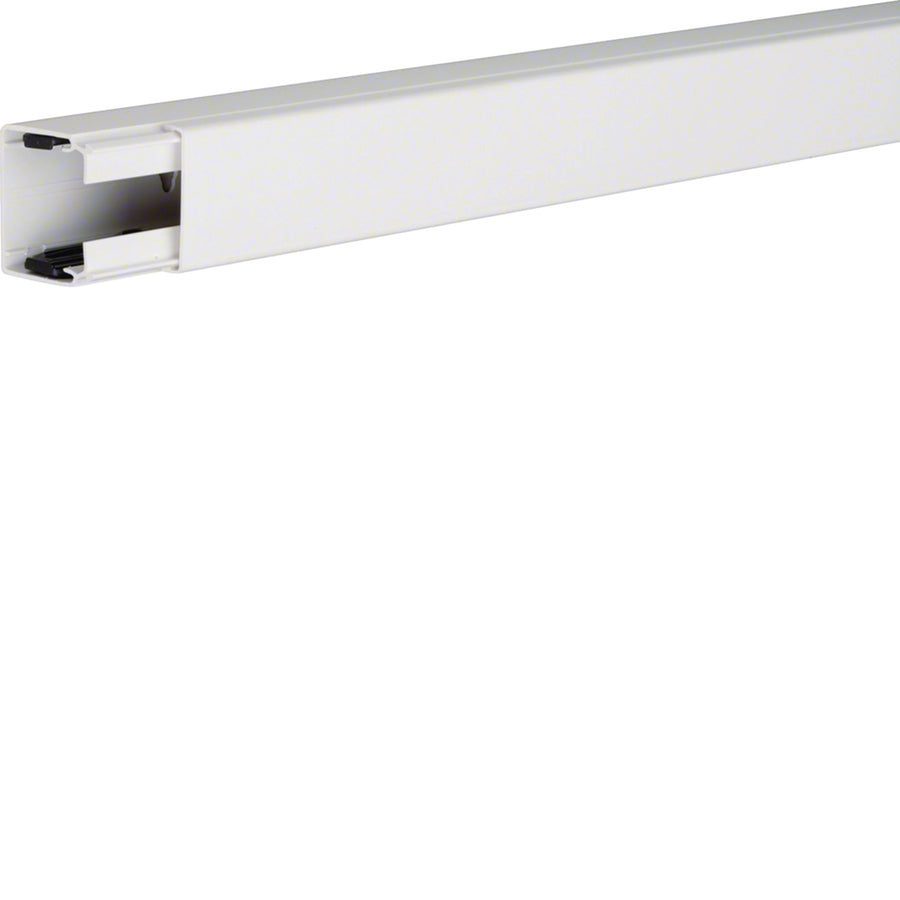 Goulotte PVC LF, 40x40 mm blanc signalisation – Hager LF4004009016