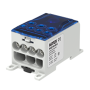 Répartiteur unipolaire OJL400A bleu entrée 1xAl/Cu240 sortie 4x35/3x50mm² – MOREK MAB1401B10