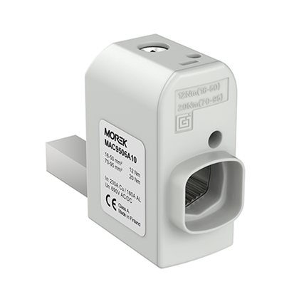 Connecteur SR95L 1xAl/Cu 16-95mm² 690V, montage côté gauche – MOREK MAC9506A10
