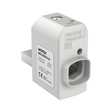 Connecteur SR95R 1xAl/Cu 16-95mm² 690V, montage côté droit – MOREK MAC9507A10