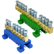 PE12 vert 12x16mm² Bornier de terre – MOREK MAD0012G33