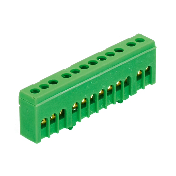 PE12H vert 12x16mm² IP20 Bornier de terre – MOREK MAD1012G15