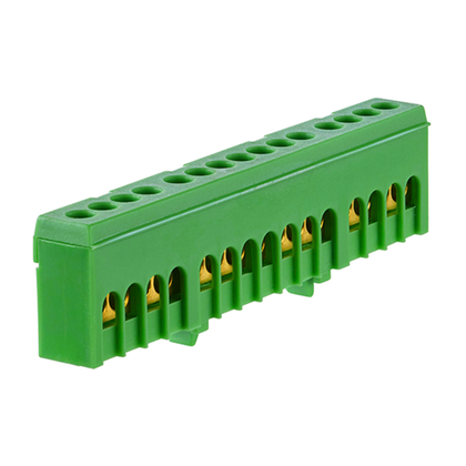 PE15H vert 15x16mm² IP20 Bornier de terre – MOREK MAD1015G15