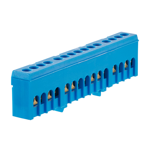 N15H bleu 15x16mm² IP20 Bornier de neutre – MOREK MAD1015N15