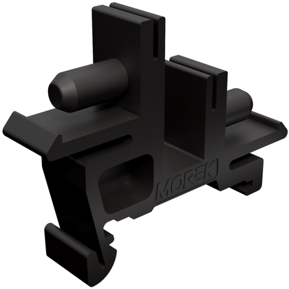 BB1 Noir, adaptateur pour rail DIN de bornier en laiton pour BB111 – Lot de 50 – MOREK MAD2003A21