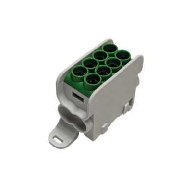 Borne de distribution HLAK25 1P vert 2xAl/Cu 25mm²+16mm² 1000VAC/1500VDC – MOREK MAG1251G00