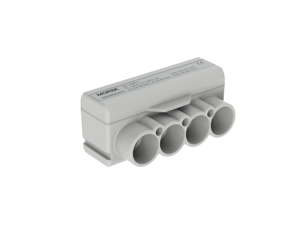 Répartiteur SLT50-4 gris Al 10-50/Cu 2.5-35 mm2 1000V – MOREK MAS4050A10