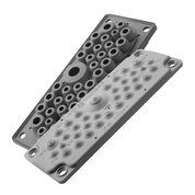 Plaque passe-câbles MC 35 IP65 Ral 7035 (single packed avec pins) – MOREK MBA1C35L11