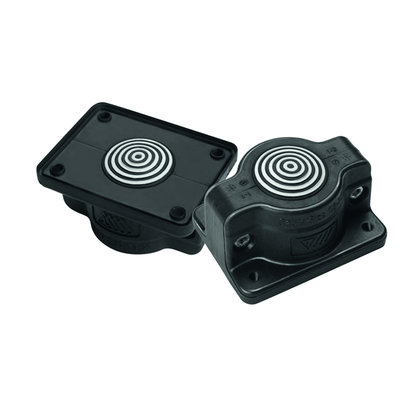 Plaque passe-câbles ouvrable SCG1 IP55 RAL 9005 noir UL94V-0 – MOREK MBA4N01B11