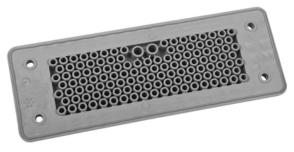 Plaque passe-câbles MH24 F125-1 IP66 RAL7035 gris UL94 V-0 – MOREK MBA8N125X24