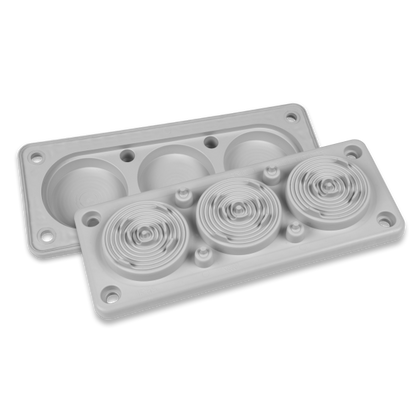 Plaque passe-câble RMC3 IP65 RAL 9005 Noir V-0 – MOREK MBA9N07B11