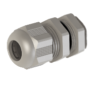 Presse-étoupe, PG29, 18-25mm, PA6, gris RAL7001, IP68 (avec contre-écrou et joint torique) – MOREK MBP1SS29G0