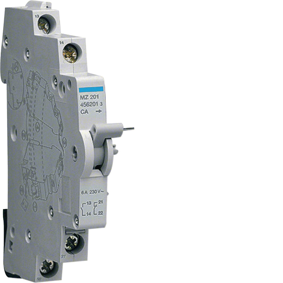 Contact auxiliaire 10+1F 6 A 240 V AC – Hager MZ201