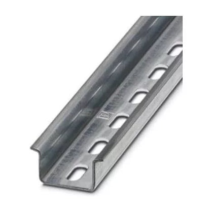 Rail DIN perforé symétrique 35 mm x 15 mm x 2 m