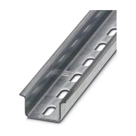 Rail DIN perforé symétrique 35 mm x 15 mm x 2 m