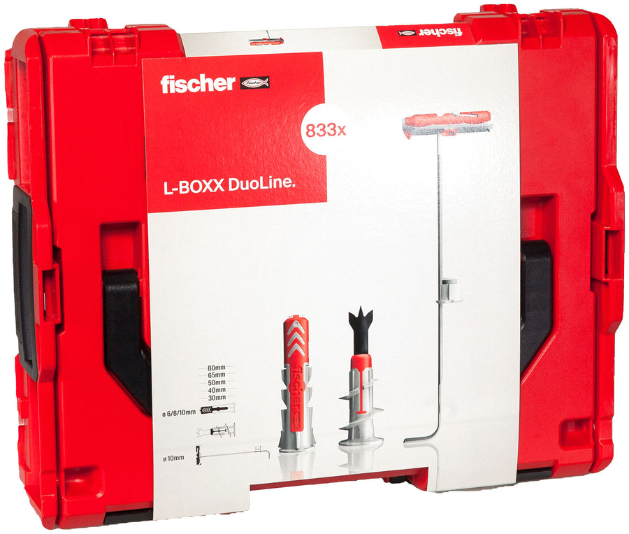 L-Boxx DuoLine tous matériaux 833 pièces (DuoPower, 45 DuoBlade, 18 DuoTec 10) – Fischer