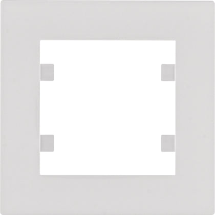 Intens 1P plaque - blanc – Hager WL5510