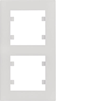 Plaque 2P vert plaque. - blanc – Hager WL5620